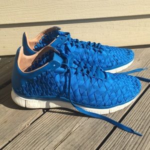 Nike Free Inneva Woven SP Blue Sz 10.5